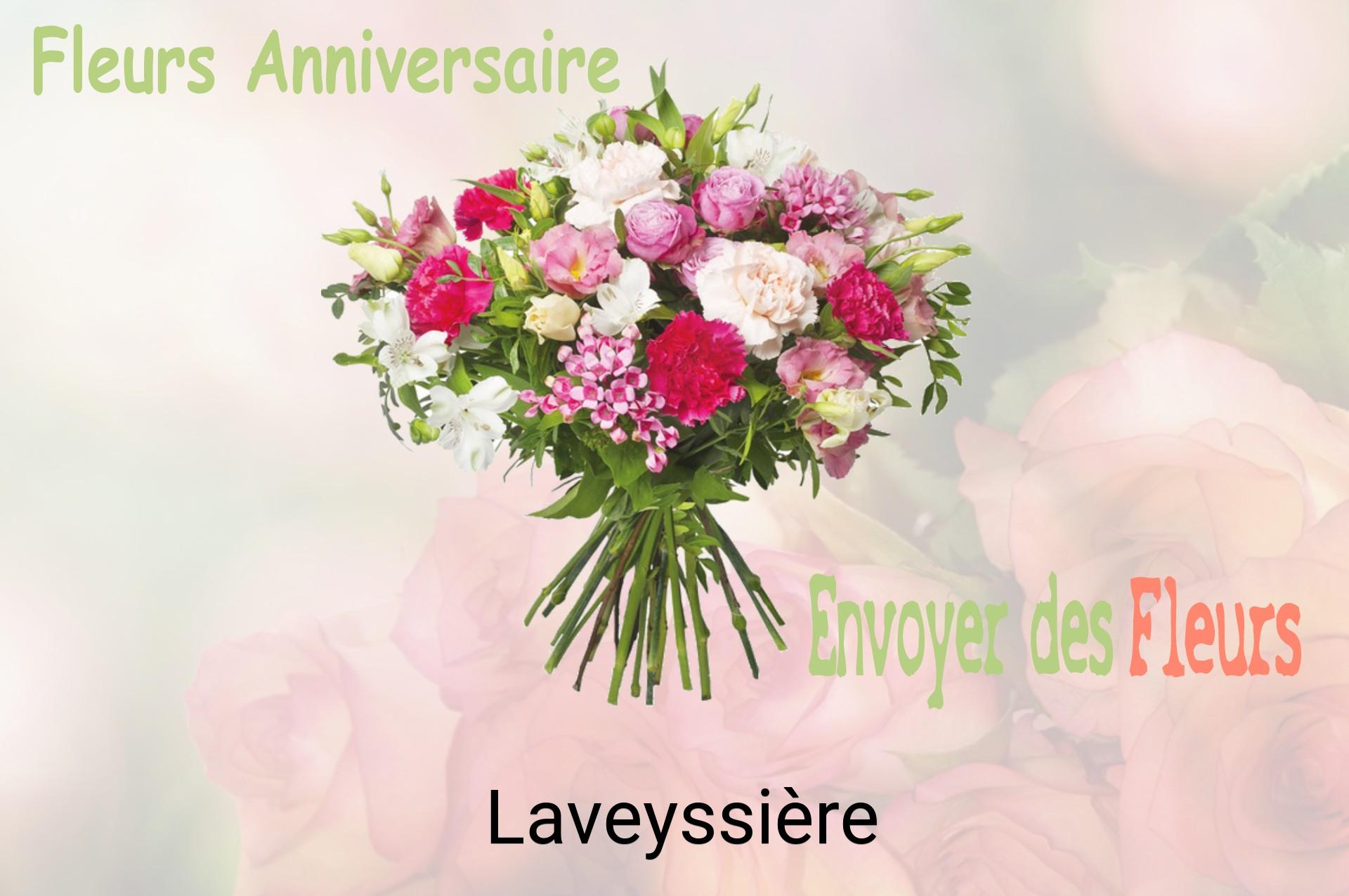 Bouquet de fleurs d’anniversaire livré à Laveyssière